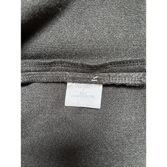 NEW Sadie & Sage Open Front Coat Womens Small Black Relaxed Lagenlook Minimalist - Picture 11 of 12